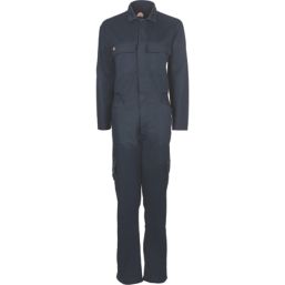 Dickies Everyday Womens Boiler Suit/Coverall Navy Blue Small 34-40" Chest 30" L