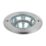 Saxby Hoxton 108mm Outdoor Round LED Recessed Ground Light Brushed Stainless Steel 6.5W 600lm