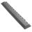 Ecotile Recycled T-Joint Interlocking 7mm Corner Ramps Graphite 588mm x 90mm 2 Pack