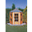 Shire Gazebo 7' x 6' (Nominal) Hexagonal Shiplap T&G Timber Summerhouse