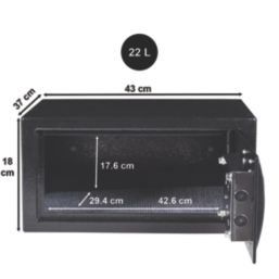 Master Lock X075ML  Electronic Combination Security Safe 22.03Ltr