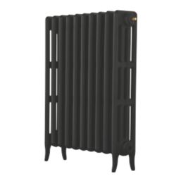 Arroll 760mm x 634mm 3101BTU Black Cast Iron 4 Column Radiator