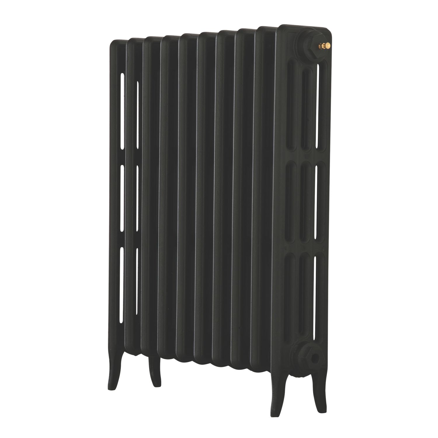 Arroll 760mm x 634mm 3101BTU Black Cast Iron 4 Column Radiator (6928F)
