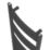 Flomasta 1200mm x 500mm 1815BTU Black Curved  Towel Radiator