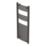 Flomasta 1200mm x 500mm 1815BTU Black Curved  Towel Radiator