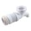 Flomasta  Flexible 90° Angled Pan Connector with Boss White 220 - 400mm