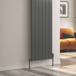 Reina Casina Single 1800mm x 280mm 2211BTU Anthracite Vertical Designer Radiator