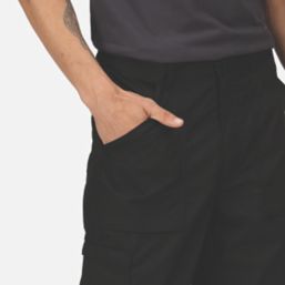 Regatta Lined Action Work Trousers Black 42" W 29" L