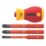 Wiha SlimVario VDE Stubby Screwdriver with Bits 4 Piece Set