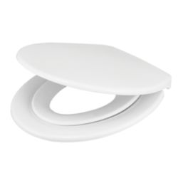 Havel Soft-Close with Quick-Release Family Toilet Seat Duraplast White