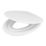 Havel Soft-Close with Quick-Release Family Toilet Seat Duraplast White