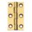 Polished Brass  Solid Drawn Butt Hinges 51mm x 29mm 2 Pack