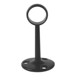 Essentials Round Rail Centre Bracket Black 19mm