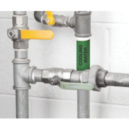 Essentials Cooling Water Pipe Marking Tape Green 33 Mmm x 50mm