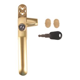 Smith & Locke  Left-Handed Window Handle Brass Effect