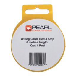 Pearl Consumables 8A 1mm² Automotive Cable 6m Coil Red
