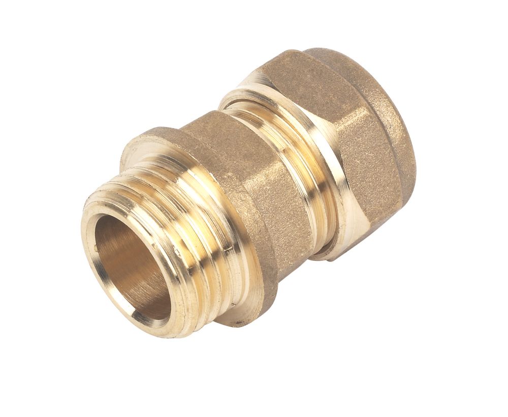 G1/2 Male x 15mm Pipe Elbow Compression Fitting Connector