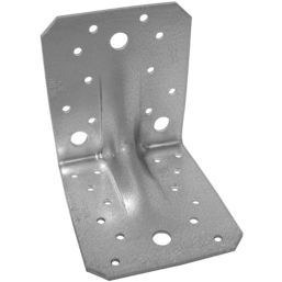 Sabrefix Heavy Duty Angle Brackets Galvanised 90mm x 63mm 25 Pack