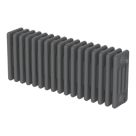 Flomasta 300mm x 785mm 2313BTU Anthracite Horizontal 4 Column Radiator