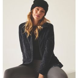 Regatta Mayse Full Zip Womens Fleece Black Size 20