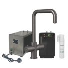 ETAL Elise 4-in-1 Instant Boiling Water Tap with Chiller Unit Gun Metal