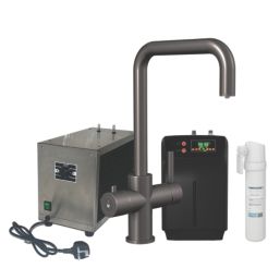 ETAL Elise 4-in-1 Instant Boiling Water Tap with Chiller Unit Gun Metal