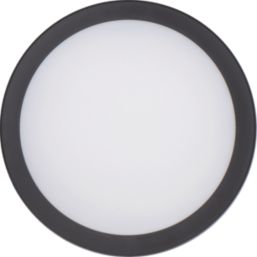 Luceco Circulus Outdoor Round LED Bulkhead Black 16/20/24W 2650/2750/2900lm