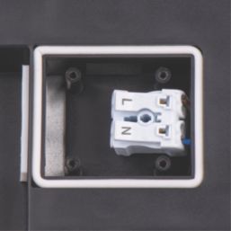 Luceco Circulus Outdoor Round LED Bulkhead Black 16/20/24W 2650/2750/2900lm