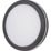 Luceco Circulus Outdoor Round LED Bulkhead Black 16/20/24W 2650/2750/2900lm
