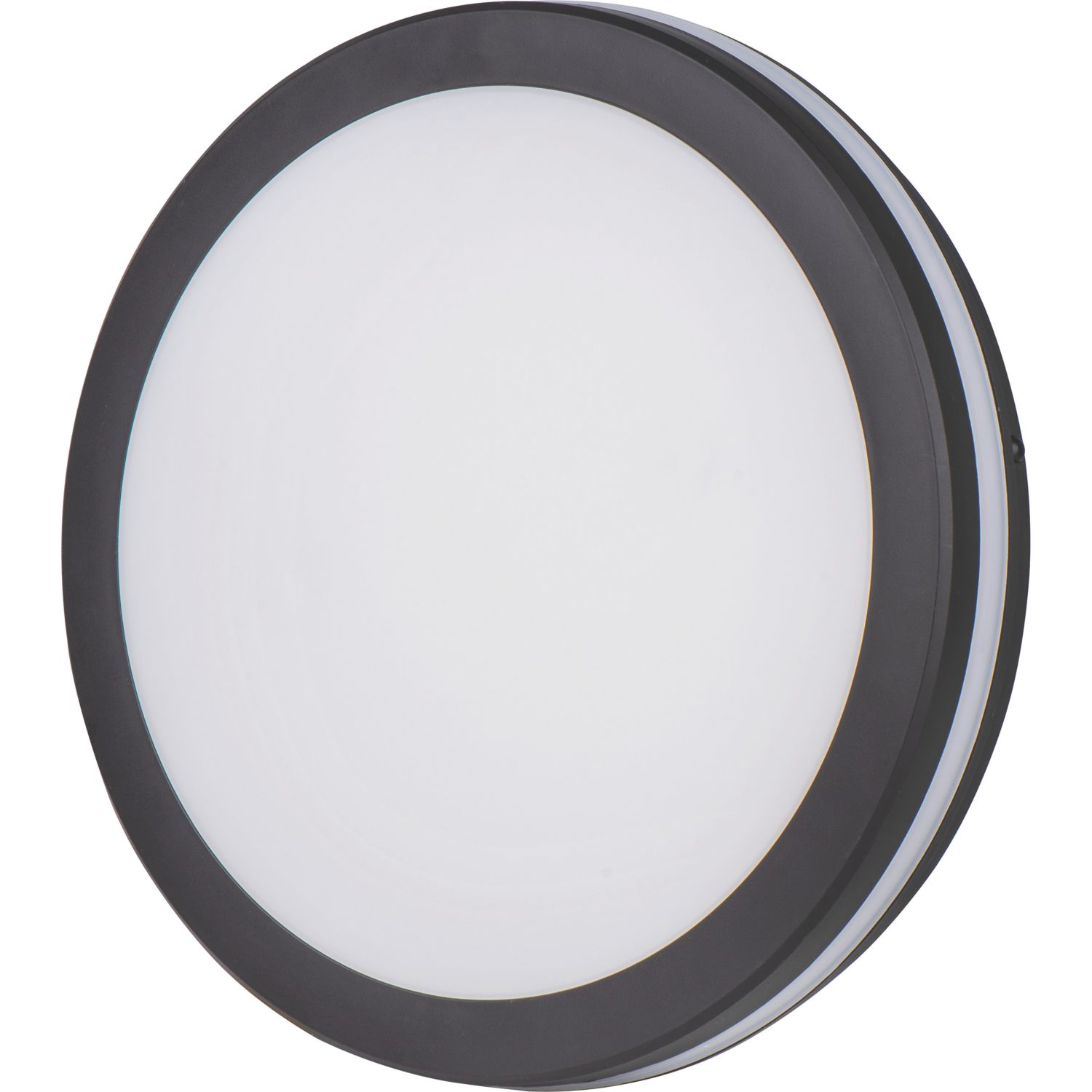 Luceco Circulus Outdoor Round LED Bulkhead Black 16/20/24W 2650/2750/2900lm (693CL)