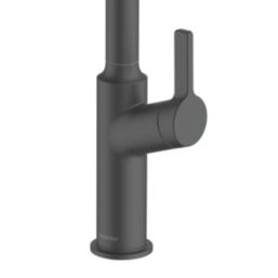 Clearwater Karuma KAR20MB Single Lever Tap with Twin Spray Pull-Out  Matt Black