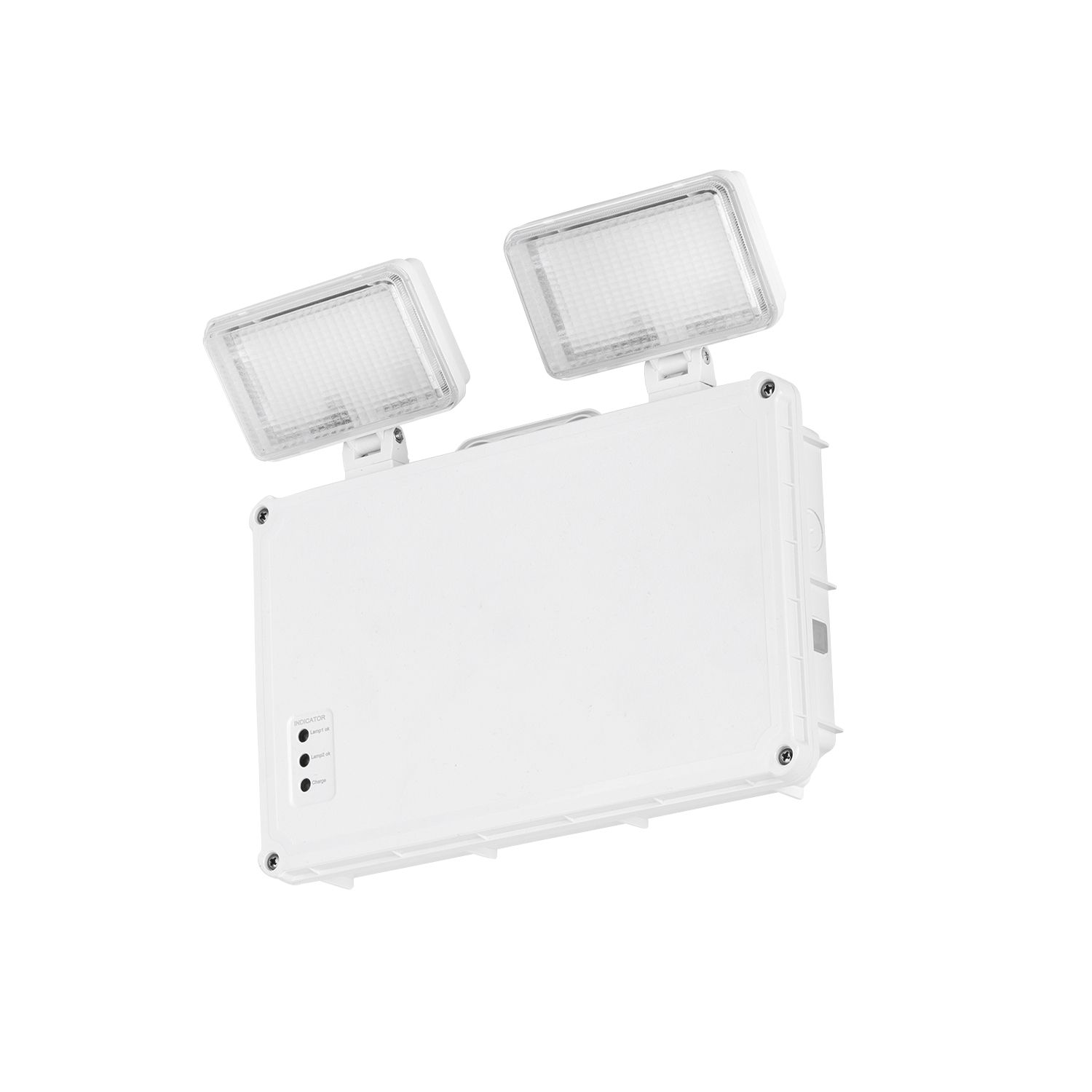 Aurora Non-Maintained Emergency LED Twin Spot Bulkhead w/Self-Test White 5W 400lm (693JK)