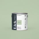 LickPro  2.5Ltr Green 13 Eggshell Emulsion  Paint