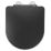 Croydex Iseo Soft-Close with Quick-Release Toilet Seat Moulded Wood Black