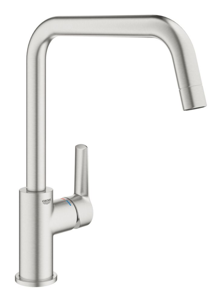 Grohe QuickFix Start  U-Spout Kitchen Tap Supersteel