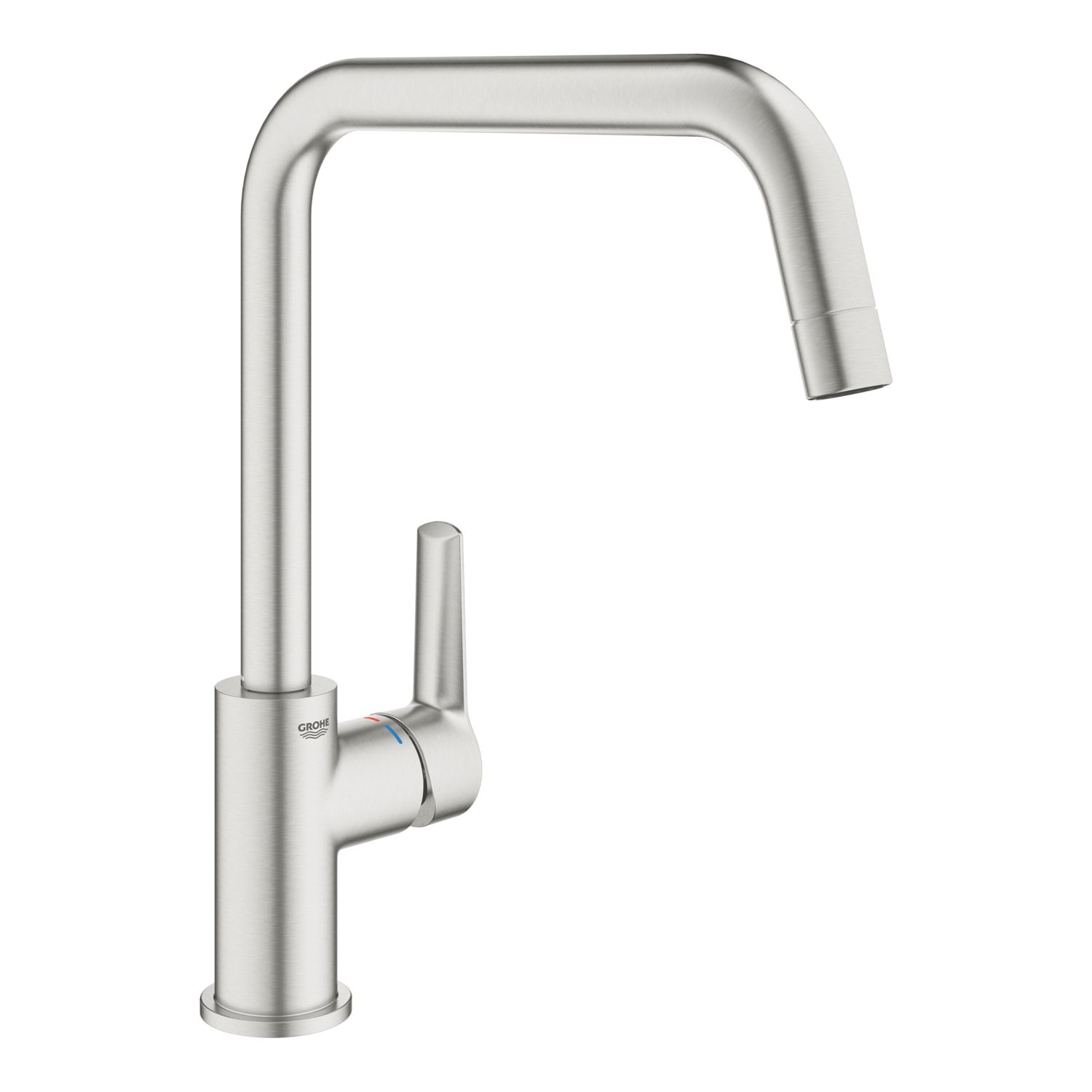 Grohe QuickFix Start U-Spout Kitchen Tap Supersteel (693KN)