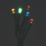 120  Battery LED Indoor & Outdoor Coloured String Christmas Lights with Green Cable