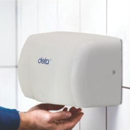 Deta  Compact High Speed Hand Dryer White 1.0kW
