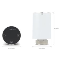 Salus TRV10RFM White / Chrome  Thermostatic Radiator Head