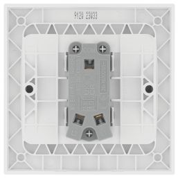 British General 900 Series 20A 16AX 1-Gang 2-Way Wide Rocker Switch  White