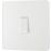 British General Evolve 20 A  16AX 1-Gang 2-Way Light Switch  Pearlescent White with White Inserts