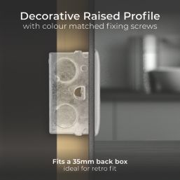 British General Nexus Metal 13A Unswitched Fused Spur  Brushed Steel