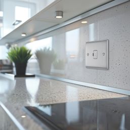 British General Nexus Metal 13A Unswitched Fused Spur  Brushed Steel