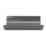 FloPlast RG3AG uPVC Half Round Gutter Anthracite Grey 112mm x 3m