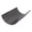 FloPlast RG3AG uPVC Half Round Gutter Anthracite Grey 112mm x 3m