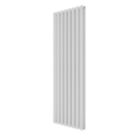 Azur Ilios Duplex 1800mm x 600mm 6178BTU White Vertical Designer Radiator