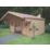 Shire Loxley 15' 6" x 14' 6" (Nominal) Apex Timber Log Cabin