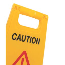 Essentials Caution Danger Hazardous Area A-Frame Safety Sign 600mm x 290mm