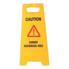 Essentials Caution Danger Hazardous Area A-Frame Safety Sign 600mm x 290mm