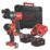 Milwaukee M18 FPP2A3-502X FUEL Gen 4 18V 2 x 5.0Ah Li-Ion RedLithium Brushless Cordless Twin Pack